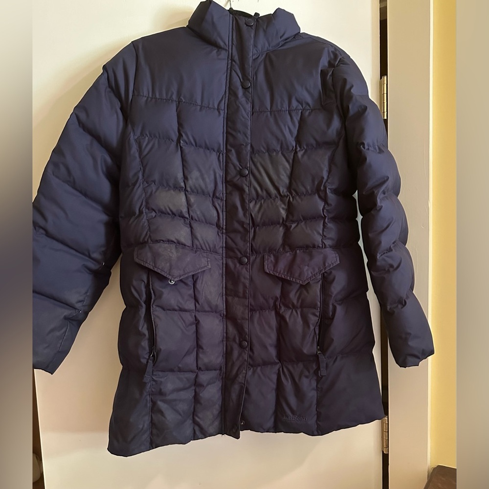 Long L.L. Bean Hooded Puffer Jacket